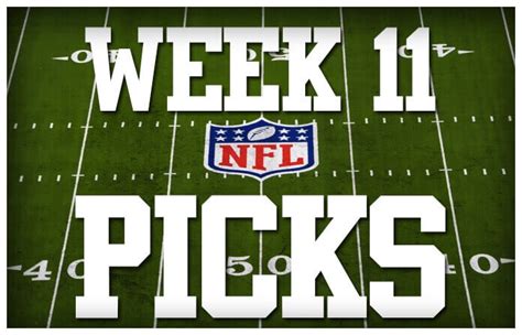 best nfl picks week 11